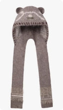 Load image into Gallery viewer, Women’s Cute Bear Ear Knitted Hat – Warm Ear-Covering Winter Beanie