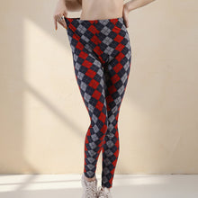 Load image into Gallery viewer, Women’s Plaid Yoga Leggings – Mid Waist Push-Up Pants