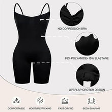 Load image into Gallery viewer, Everyday Cami Shaper Bodysuit – Tummy Control Booty Lift Open-Crotch Shapewear for Women