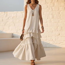 Load image into Gallery viewer, Women's Ice Silk Sleeveless Loose Maxi Dress – 6 Colors S–5XL