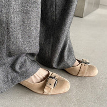 Load image into Gallery viewer, Women's Round Toe Low-Cut Office Heels – Casual Mid-Heel Shoes