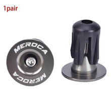 Load image into Gallery viewer, 2Pcs Bike Lightweight Bar End Plugs Aluminum Road Bicycle Grip Anti-Slip Handlebar Caps Bike Bar End Plugs Bike Handlebar Caps Handlebar End Plugs For Most Bicycles Road Bike Mountain Bike