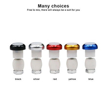 Load image into Gallery viewer, 2PCS Lightweight Bike Handlebar Light LED Bicycle Light Turn Signal Cycling Handle Bar End Plug Safty Warning Indicator Lamps Handlebar Grips Safety 2 Modes Handle Bar End Mini Plug LED Lamp