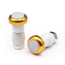 Load image into Gallery viewer, 2PCS Lightweight Bike Handlebar Light LED Bicycle Light Turn Signal Cycling Handle Bar End Plug Safty Warning Indicator Lamps Handlebar Grips Safety 2 Modes Handle Bar End Mini Plug LED Lamp