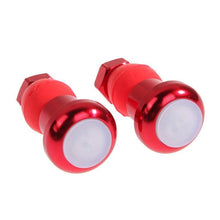 Load image into Gallery viewer, 2PCS Lightweight Bike Handlebar Light LED Bicycle Light Turn Signal Cycling Handle Bar End Plug Safty Warning Indicator Lamps Handlebar Grips Safety 2 Modes Handle Bar End Mini Plug LED Lamp