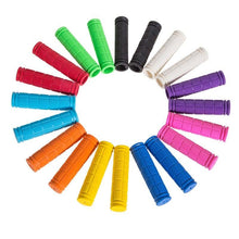 Load image into Gallery viewer, 2PCS Rubber Bike Handlebar Grips Cover Mountain Bicycle Handle Anti-Skid Bicycles Bar Grips Non-Slip Rubber Bike Handle Grips For Kids Bike Scooter Mountain Road Urban Bike Tricycle Soft Handlebar