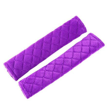 Load image into Gallery viewer, 2pcs Seat Belt Covers Fuzzy Seat Belt Pads for Shoulder Soft Comfy Soft Velvet Car Shoulder Pad For Adults Youth Kids Car Truck SUV Airplane Backpack Straps Car Seat Belt Pad Belt Strap Covers for Car