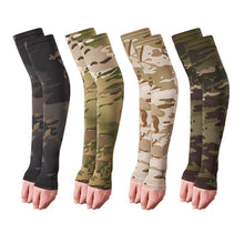 Load image into Gallery viewer, 2PCS Tactical Camouflage Sports Arm Sleeve Basketball Cycling Arm Warmer Summer Running Fishing UV Sun Protection Soft Cover For Arm Tattoo Cover Up Cooling Sports Sleeve For Basketball Golf Football