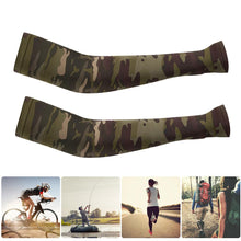 Load image into Gallery viewer, 2PCS Tactical Camouflage Sports Arm Sleeve Basketball Cycling Arm Warmer Summer Running Fishing UV Sun Protection Soft Cover For Arm Tattoo Cover Up Cooling Sports Sleeve For Basketball Golf Football