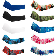 Load image into Gallery viewer, 2Pcs Unisex Cooling Arm Sleeves UV Protection Arm Sleeves Compression Cooling Men And Women Summer Cycling Driving Golf Running Cover Sports Running UV Sun Protection Outdoor Men Fishing Cycling Sleeves Hide Tattoos Arm Cover