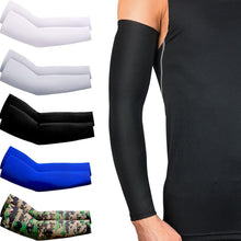 Load image into Gallery viewer, 2Pcs Unisex Cooling Arm Sleeves UV Protection Arm Sleeves Compression Cooling Men And Women Summer Cycling Driving Golf Running Cover Sports Running UV Sun Protection Outdoor Men Fishing Cycling Sleeves Hide Tattoos Arm Cover