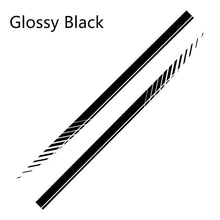Load image into Gallery viewer, 2PCS Universal Car Side Skirt Decal Stickers Body Side Sports Racing Stripe Car Side Stripes Universal Racing Sticker Decals Side Stripe Skirts Stickers Body Side Graphics Vinyl Sticker Decals Racing Sport Automobiles Body Wrap Car Accessories
