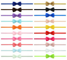 Load image into Gallery viewer, 2Pcs/lot Baby Girls Headband Infant Hair Accessories Cloth Tie Bows Headwear Tiara Gift Toddlers bandage Ribbon Newborn Headwrap Gorgeous Hair Accessories For Babies