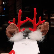 Load image into Gallery viewer, 2pcs/set Christmas Hair Clips For Girls Cute Deer Ear Hairpins Hairgrips Kids Christmas Antler Hairpin Barrette Fashion Hair Accessories For Women