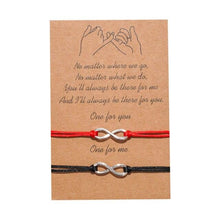 Load image into Gallery viewer, 2pcs/set Simple Matching Adjustable Rope Bracelet Set For Women New Minimalist String Couple Bracelets Friendship Jewelry Gift Handmade Adjustable Braided Rope Bracelets Lucky Wish Jewelry