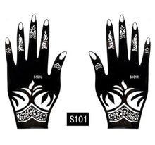 Load image into Gallery viewer, 2Pcs/Set Temporary Womens Tattoo 25 Luxury Designs Body Art Waterproof Tattoo For Hands Wedding Party