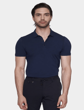 Load image into Gallery viewer, The Mercerized Cotton Polo (Navy)