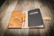 Load image into Gallery viewer, Leather Field Notes Cover - Saddle Tan