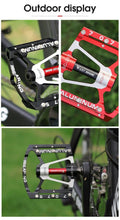 Load image into Gallery viewer, 3 Bearings Bicycle Pedals Ultralight Anti-Slip Road Bike Pedal Cycling Sealed Bearing Bike Pedals Mountain Bike Pedals Composite Bearing Bicycle Pedals With Wide Flat Platform