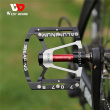Load image into Gallery viewer, 3 Bearings Bicycle Pedals Ultralight Anti-Slip Road Pedal Cycling Sealed Bearing Bike Pedals Accessories Bearings Pedals For Bicycle Lightweight Bicycle Pedals Of Road Bikes