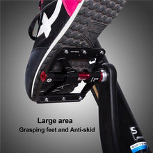 Load image into Gallery viewer, 3 Bearings Bicycle Pedals Ultralight Anti-Slip Road Pedal Cycling Sealed Bearing Bike Pedals Accessories Bearings Pedals For Bicycle Lightweight Bicycle Pedals Of Road Bikes
