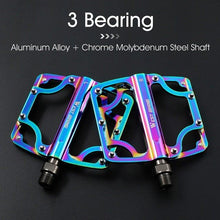 Load image into Gallery viewer, 3 Bearings Bicycle Pedals Ultralight Anti-Slip Road Pedal Cycling Sealed Bearing Bike Pedals Accessories Bearings Pedals For Bicycle Lightweight Bicycle Pedals Of Road Bikes