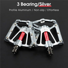 Load image into Gallery viewer, 3 Bearings Bicycle Pedals Ultralight Anti-Slip Road Pedal Cycling Sealed Bearing Bike Pedals Accessories Bearings Pedals For Bicycle Lightweight Bicycle Pedals Of Road Bikes