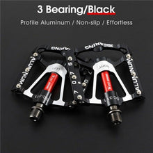 Load image into Gallery viewer, 3 Bearings Bicycle Pedals Ultralight Anti-Slip Road Pedal Cycling Sealed Bearing Bike Pedals Accessories Bearings Pedals For Bicycle Lightweight Bicycle Pedals Of Road Bikes
