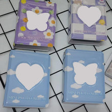 Load image into Gallery viewer, 3 Inch Card Binder Photo Album Butterfly Love Hollow 40 Pockets Name Card Book Photo Album Card Photocard Card ID Holder Photo Albums Family Anniversary Gift For Couple