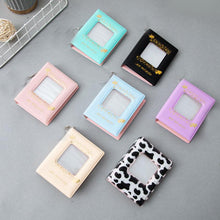 Load image into Gallery viewer, 3 Inch Mini Photo Album 32 Pockets Square Hollow Card Holder Bronzing Stars Picture Storage Case PVC Photocard Holder DIY Photo Albums Birthday Gift Family Scrapbook Albums Family Anniversary Gift For Couple