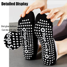 Load image into Gallery viewer, 3 Pairs Yoga Socks For Women Non-Slip Grips Straps For Added Balance And Stability Ideal For Pilates Pure Barre Ballet Dance Barefoot Workout