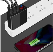 Load image into Gallery viewer, 3-Port Quick Charge 3.0 USB Wall Charger with LED Display