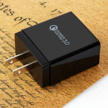 Load image into Gallery viewer, 3-Port Quick Charge 3.0 USB Wall Charger with LED Display