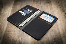 Load image into Gallery viewer, Badge Long Wallet - Black