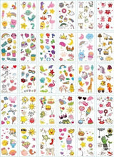 Load image into Gallery viewer, 30 Pieces/set Small Luxury Temporary Tattoo Sticker Colorful Drawing Flower Cute Body Tatoo For Kids Adults