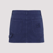 Load image into Gallery viewer, Miu Miu Cotton Mini Skirt Women
