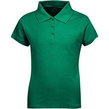 Load image into Gallery viewer, Girls Short Sleeve Pique Polo Shirt