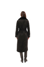 Load image into Gallery viewer, Genuine Mink Fur Eco Suede Coat