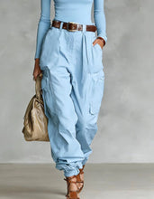 Load image into Gallery viewer, Women’s High-Waist Loose Fit Wide-Leg Casual Trousers