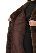 Load image into Gallery viewer, Faux Mink Effect Fur Coat