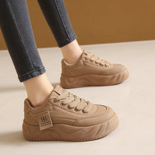 Load image into Gallery viewer, Color Block Height Increasing Sneakers – Lace-Up Low Top