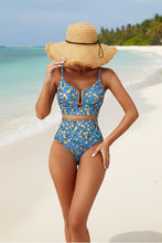 Load image into Gallery viewer, Women's Floral Print High-Waist U-Wire Bikini Set