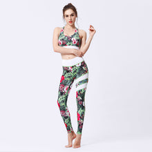 Load image into Gallery viewer, 💪 Seamless 2-Piece Yoga Set – High-Waist Leggings & Crop Top
