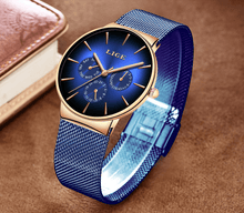 Load image into Gallery viewer, Men's Elegant Watch With Stainless Steel Straps And Chronometers For Day And Date Display Unique Design Perfect Gift For Man And Women