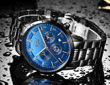 Load image into Gallery viewer, Men's Waterproof Watch With Chronometers And Date Display Unique Design Perfect Gift
