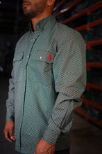 Load image into Gallery viewer, FR Pearl Snap Work Shirt - Gunner Green