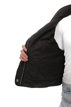 Load image into Gallery viewer, Studded Light Demi-Season Hooded Cropped Jacket in Black