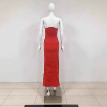 Load image into Gallery viewer, European Elegant Strapless :Sexy Long Dress