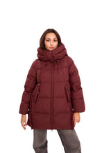 Load image into Gallery viewer, Burgundy Crush Insulated Bio-Down Coat