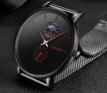 Load image into Gallery viewer, Women's Elegant Waterproof Watch With Chronometers And Braided Stainless Steel Bracelet Excellent Design Perfect Gift